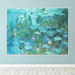 Lienzo Nieves de agua, pintura de aceite de Bella Artes,