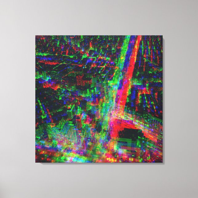 Lienzo Night Hawks - Nachtfalken 1  (Oeuvre 2699) (Anverso)