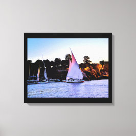 Lienzo Nile Sailboat