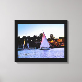 Lienzo Nile Sailboat