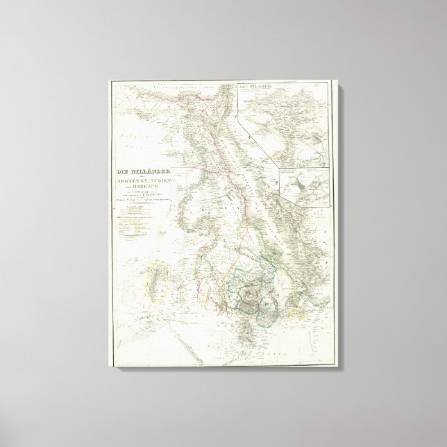 Lienzo Nillander - El Nilo, África (Anverso)