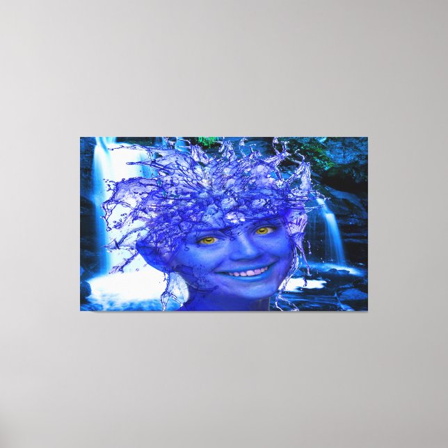 Lienzo Ninfa del Agua (Anverso)