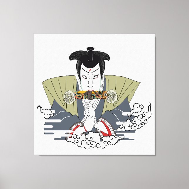 Lienzo Ninja Ukiyo-e Art (Anverso)