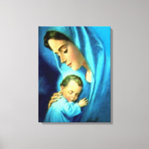Lienzo Niño bendecido Jesús del Virgen María y del ni
