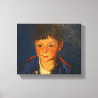 Lienzo Niño de pintura de aceite | Zazzle_Growshop.