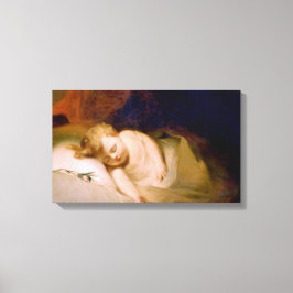Lienzo Niño durmiendo (por Thomas Sully)
