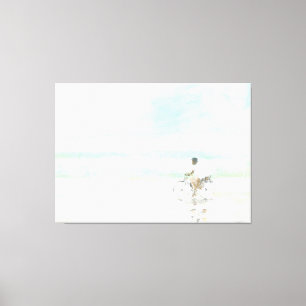 Lienzo Niño en bicicleta