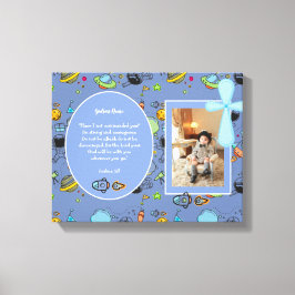 Lienzo Niños de regalo fotográfico católico - Comunión, c