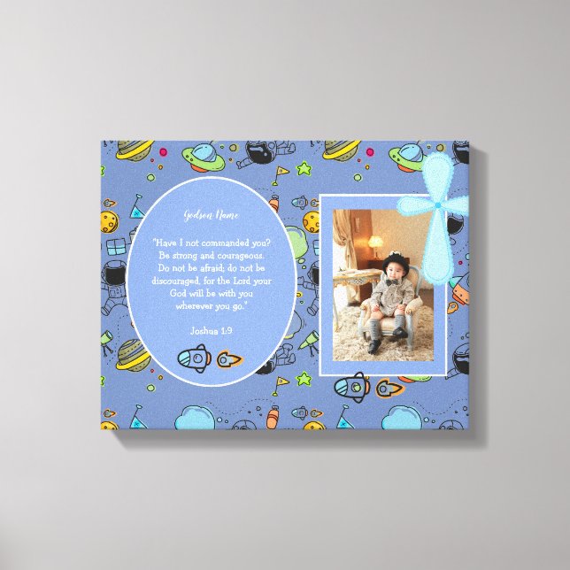 Lienzo Niños de regalo fotográfico católico - Comunión, c (Anverso)