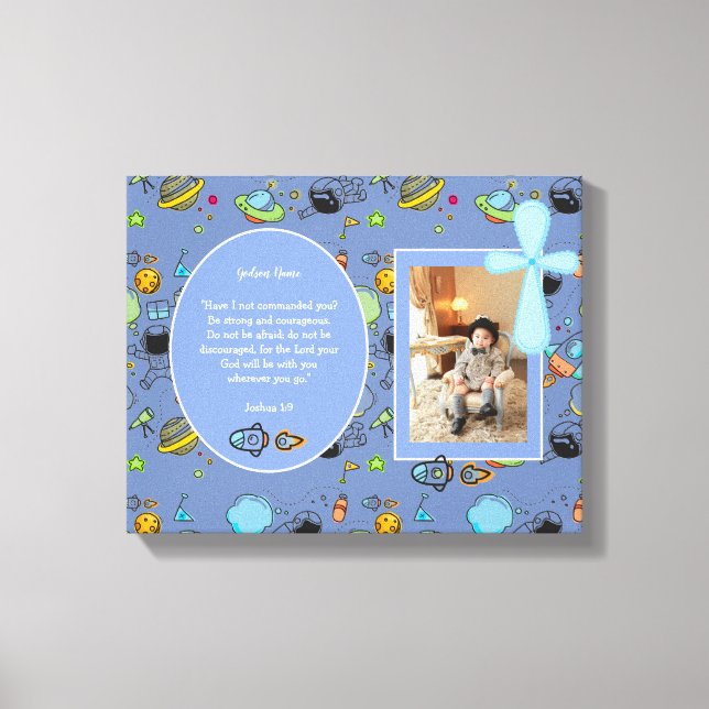 Lienzo Niños de regalo fotográfico católico - Comunión, c (Anverso)