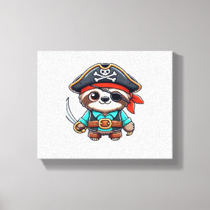 Lienzo Niños piratas de Halloween eslovacos hombres eslov