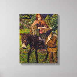 Lienzo Niños yendo al mercado (por John Lee)