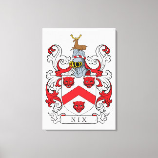 Lienzo Nix Family Crest