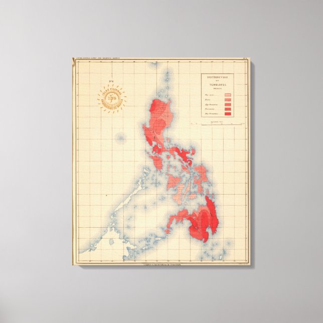 Lienzo No 6 Distribución Rótulos de Temblores (Anverso)