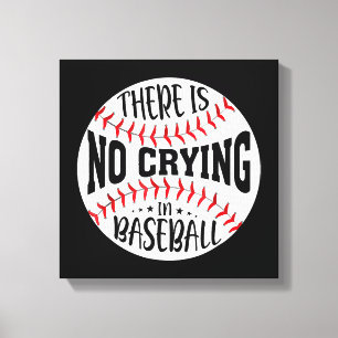Lienzo No Hay Llanto En El Béisbol