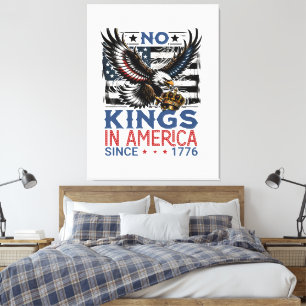 Lienzo No hay reyes en Estados Unidos desde 1776