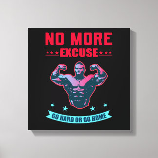 Lienzo No más excusa