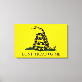 Lienzo No me enseñes la bandera de Gadsden