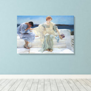 Lienzo No me preguntes más de Sir Lawrence Alma Tadema
