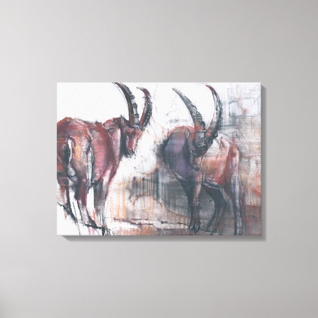 Lienzo No mires abajo (Anverso)