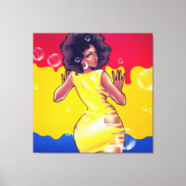 Lienzo No mires mi espalda