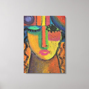 Lienzo No preguntes sobre la pintura acrílica abstracta e