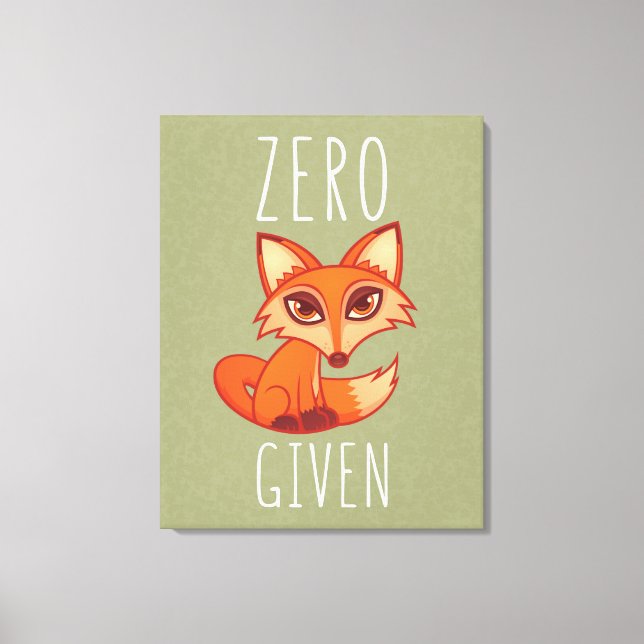 Lienzo No se ha dado nada a Fox (Anverso)