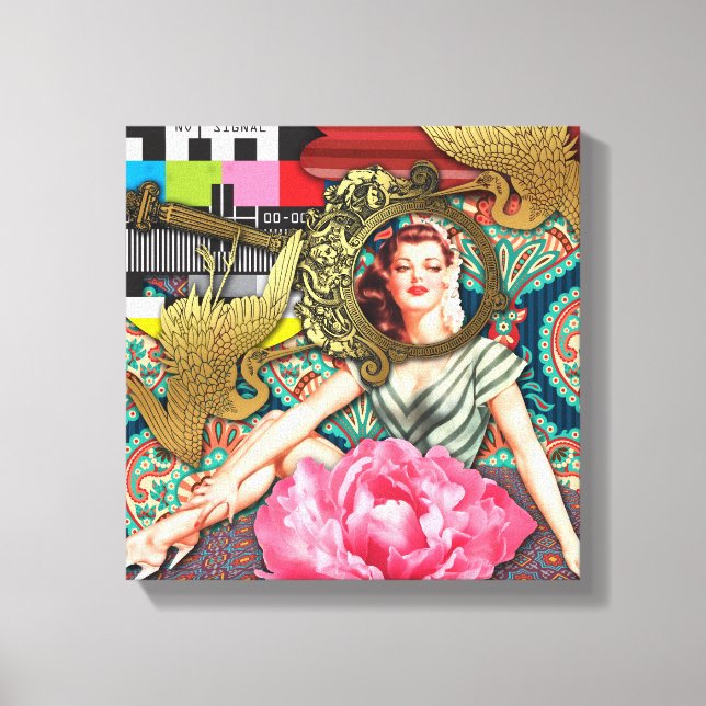 Lienzo No-Señal - Dama Cheeky (Anverso)