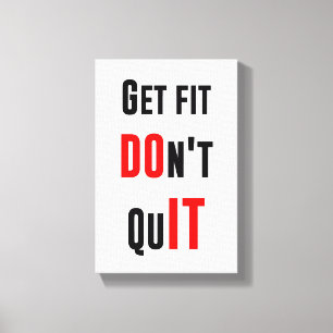 Lienzo No te dejes de HACER IT sabiduría de motivación