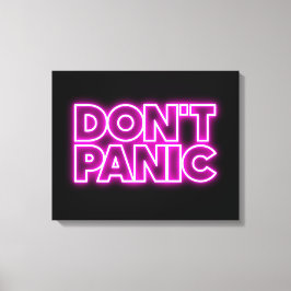 Lienzo No tengas pánico