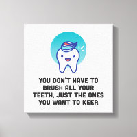 No tienes que cepillarte todos tus dientes