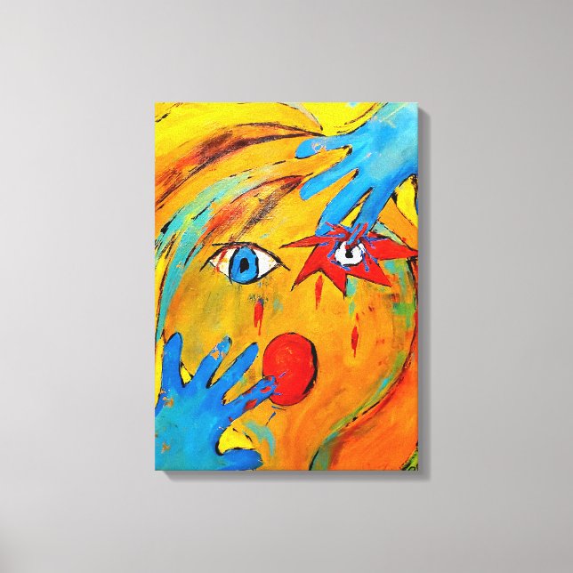 Lienzo No toques (Anverso)