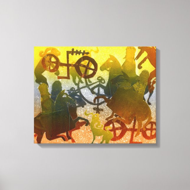 Lienzo Noche (Anverso)