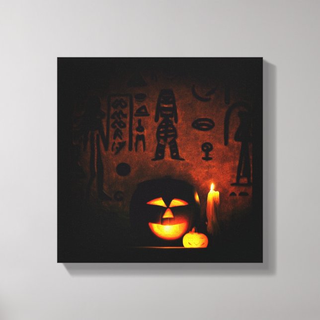 Lienzo Noche de Brujas Egipcia 1 (Anverso)