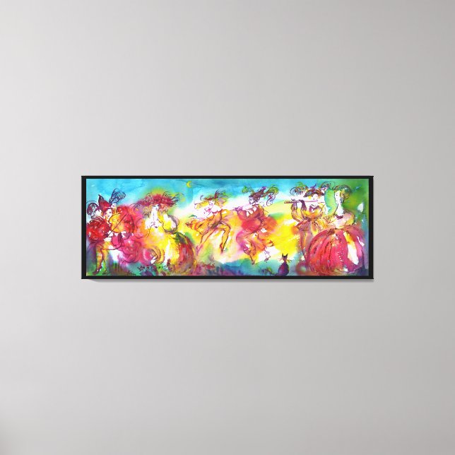 Lienzo NOCHE DE CARNAVAL / Mascarada veneciana, música de (Anverso)