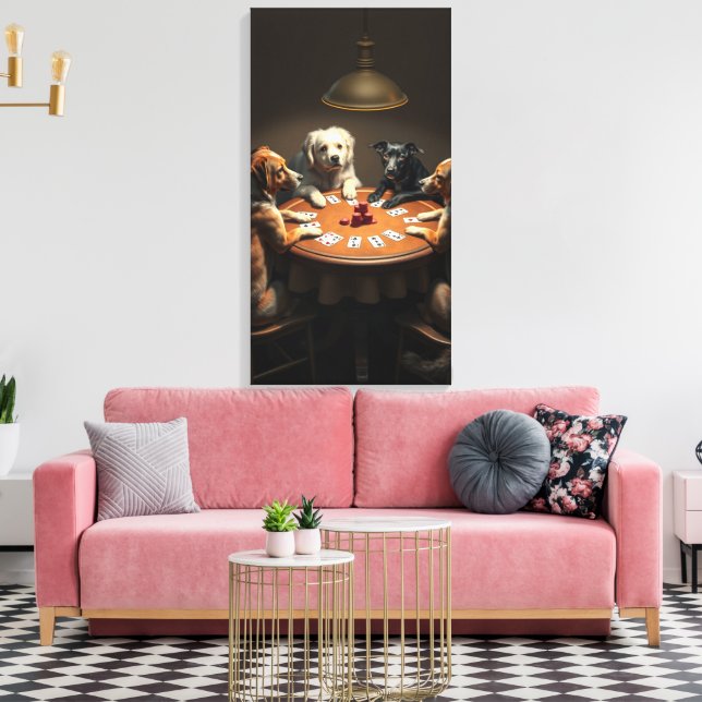 Lienzo Noche de póquer (Insitu (Sala de estar))