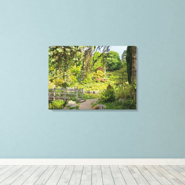 Lienzo Noche de primavera (Insitu (piso de madera))