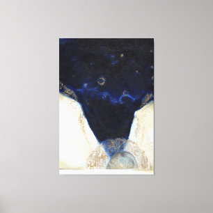 Lienzo Noche el ángel consiguió sus alas 2 2013