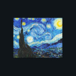Lienzo Noche estrellada (1889)<br><div class="desc">Noche estrellada (1889) de Vincent Van Gogh.</div>