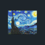 Lienzo Noche estrellada (1889)<br><div class="desc">Noche estrellada (1889) de Vincent Van Gogh.</div>