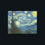 Lienzo Noche estrellada de Vincent Van Gogh<br><div class="desc">La noche estrellada de Vincent Van Gogh. Aceite 1889 sobre lienzo. Museo de Arte Moderno de Nueva York</div>