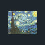 Lienzo Noche estrellada de Vincent Van Gogh<br><div class="desc">La noche estrellada de Vincent Van Gogh. Aceite 1889 sobre lienzo. Museo de Arte Moderno de Nueva York</div>