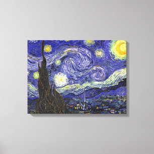 Lienzo Noche estrellada, Vincent Van Gogh.