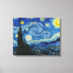 Lienzo Noche estrellada  Vincent Van Gogh