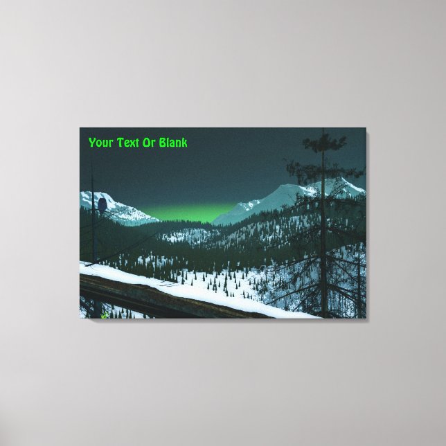 Lienzo Noche silenciosa (Anverso)