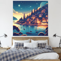 Noche soñadora en la costa