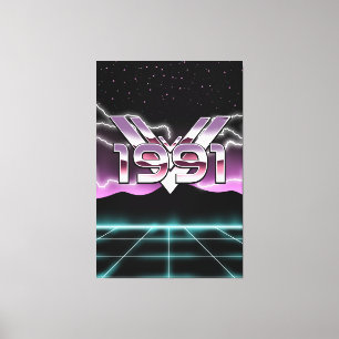 Lienzo Noir tecnológico de 1991