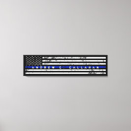 Lienzo Nombre completo Bandera de la policía de la Línea