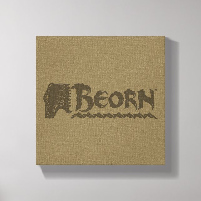 Lienzo Nombre de la cabeza del oso BEORN™ (Anverso)