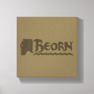 Lienzo Nombre de la cabeza del oso de BEORN™